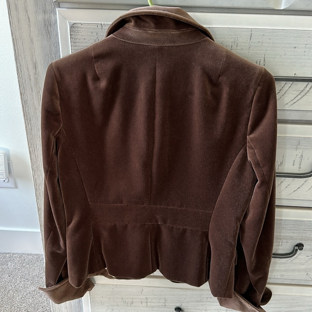Vintage J.CREW Ecole Velvet Blazer - Picture 7 of 8
